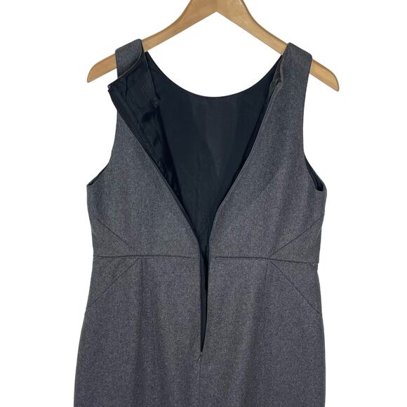 J CREW COLLECTION Women’s Gray Wool Sleeveless Sheath Dress - Picture 6 of 6
